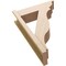 Ekena Millwork 8-in W x 26-in D x 38-in H Funston Trad Rough Cedar Woodgrain TimberThane Outlooker, Primed Tan OUTUR080X26X38FST04RCPR - alternate 4